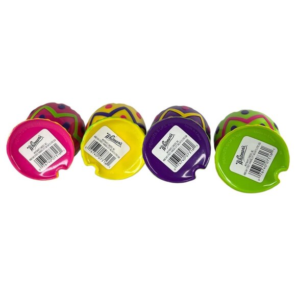 4 Whitmans Peanuts Snoopy Figurines Set Sitting In Easter Egg No Candy - Picture 11 of 11